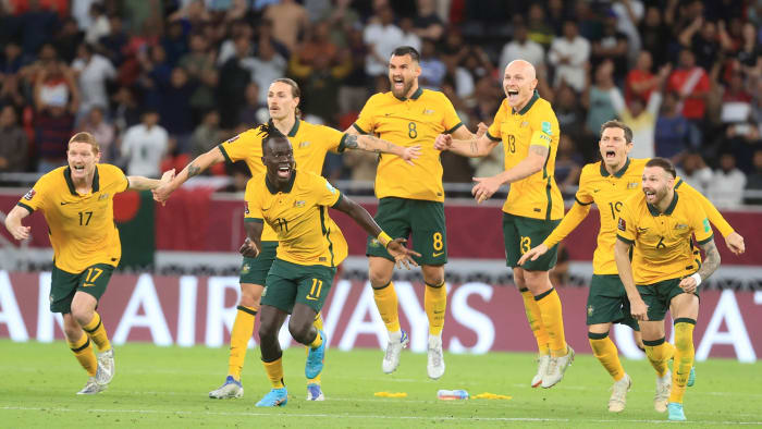 Australia edged Peru in penalty kicks to qualify for the 2022 World Cup